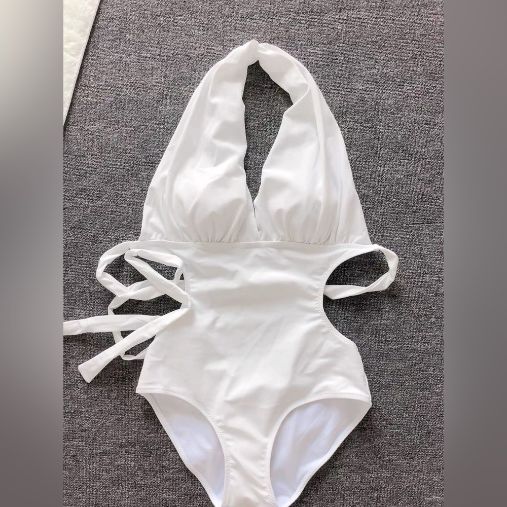 White one piece swimsuit (s)